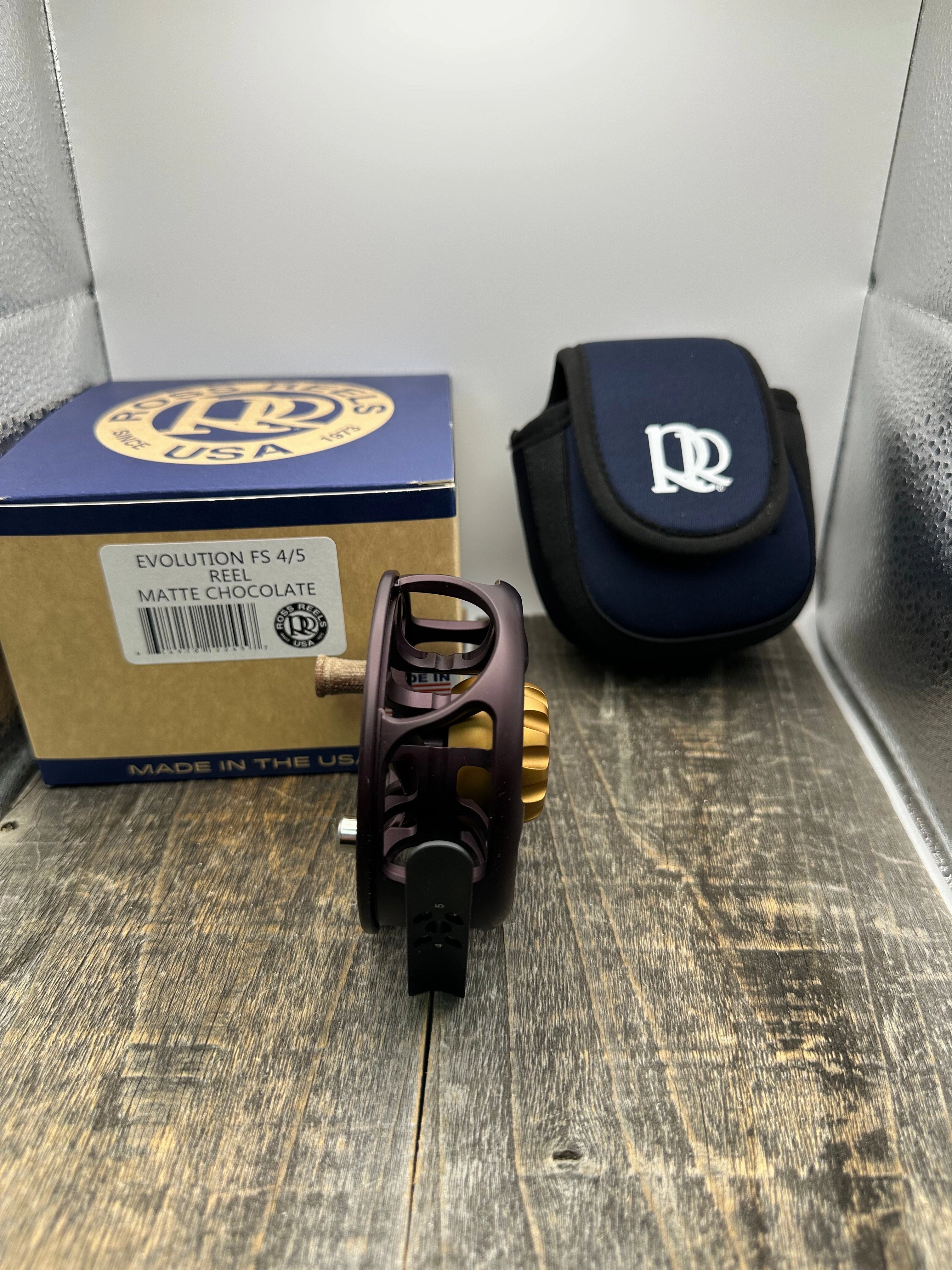 Ross Reels Evolution FS Special Edition-Matte Chocolate