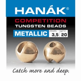 Rouge Gold Slotted Bead Metallic - Hanak Competition
