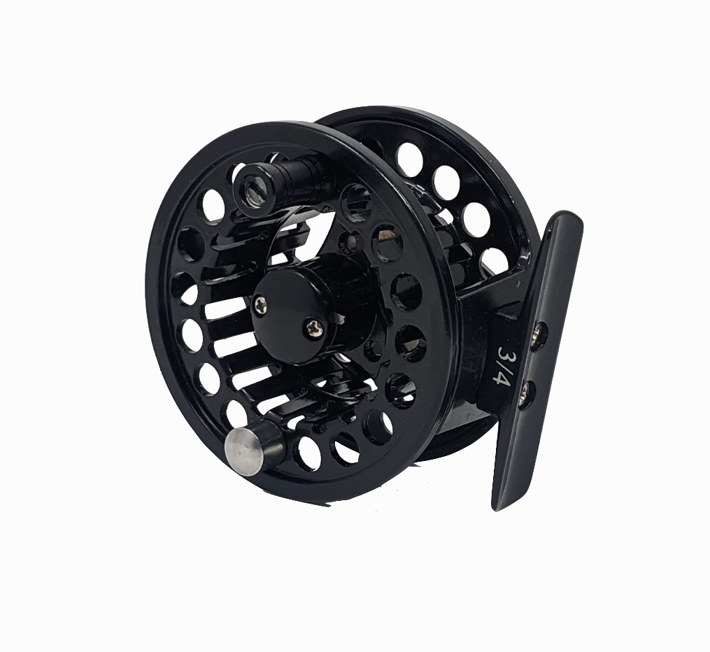 Rudder Sports Fly Reel Black 3/4