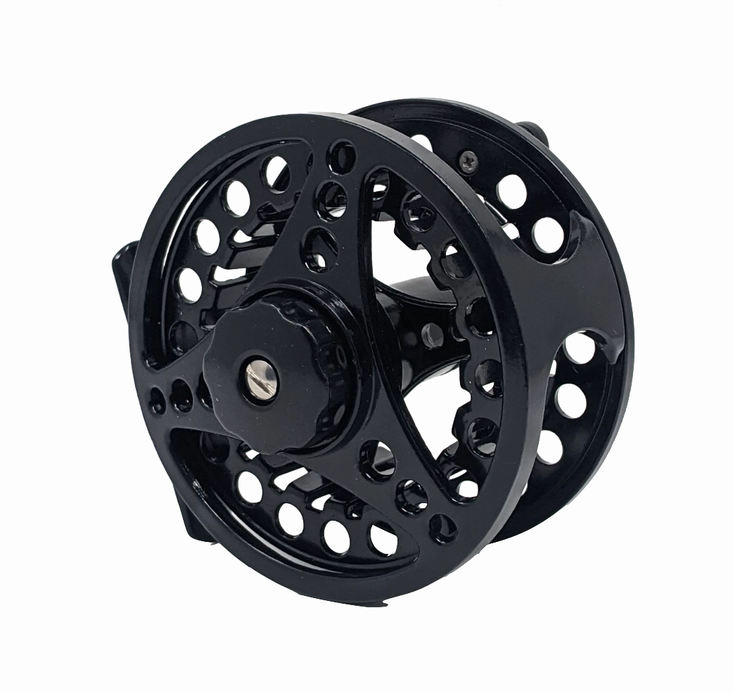 Rudder Sports Fly Reel Black 5/6