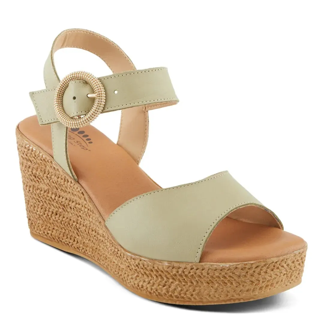 Women'S Spring Step Isola Wedge Sandal  Elegance Meets All-Day Comfort All Day Support