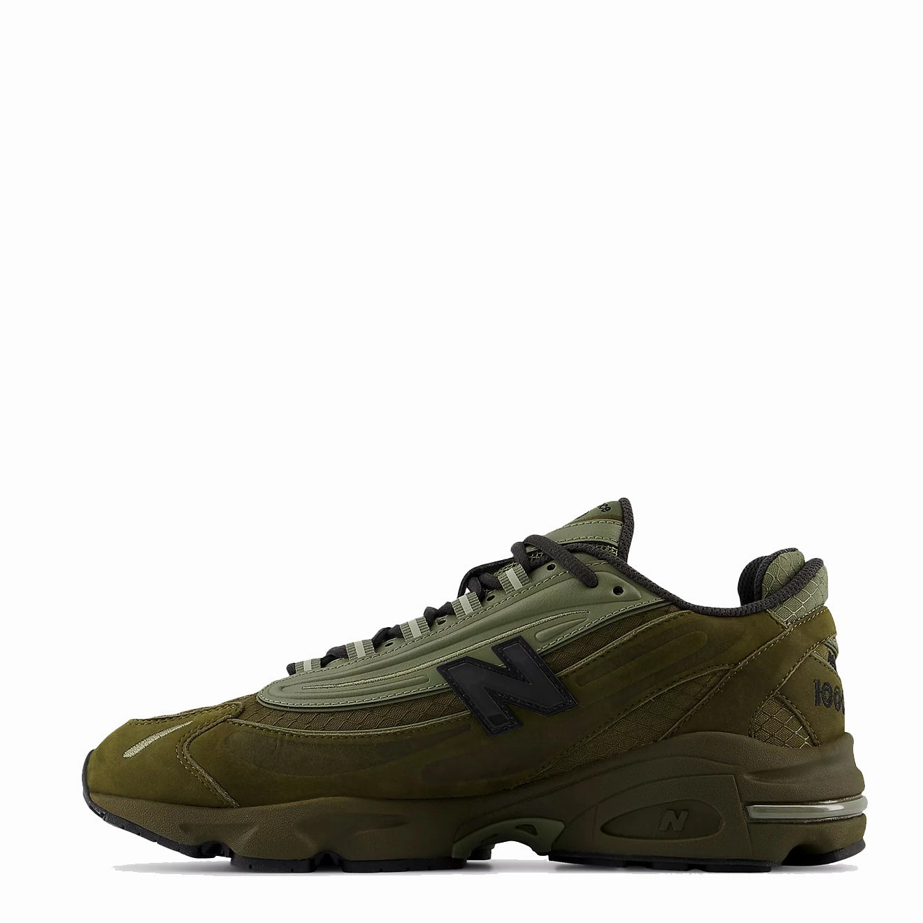 New Balance M1000 Trainer Woodland / Black Casual Footwear Wide Fit