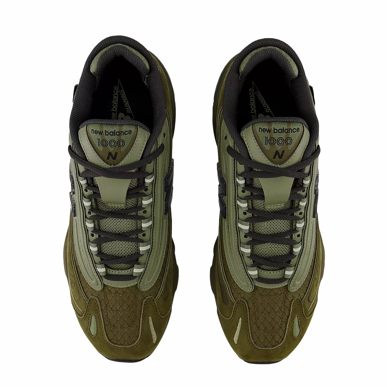 Ergonomic Sole New Balance M1000 Trainer Woodland / Black