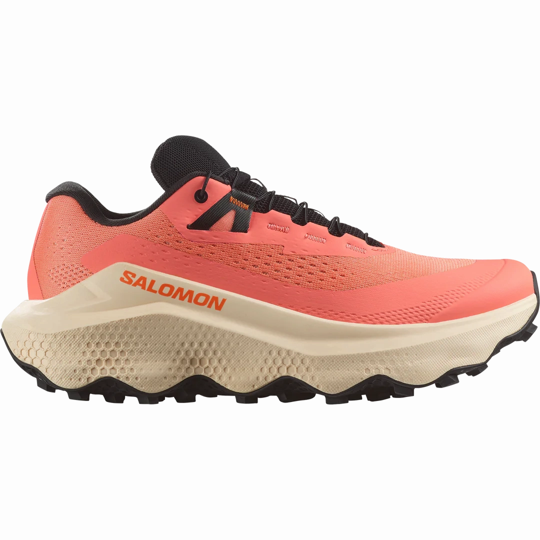 Salomon Ultra Glide 3 | Fusion Coral / Tender Peach / Black | Womens Breathable Mesh Grippy Traction
