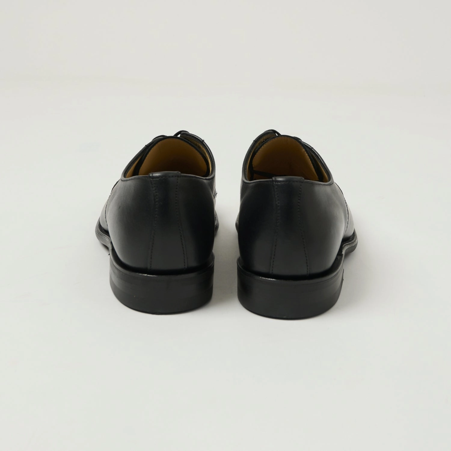 Fashion Sneakers Sanders Derby Shoe - Black Waxy
