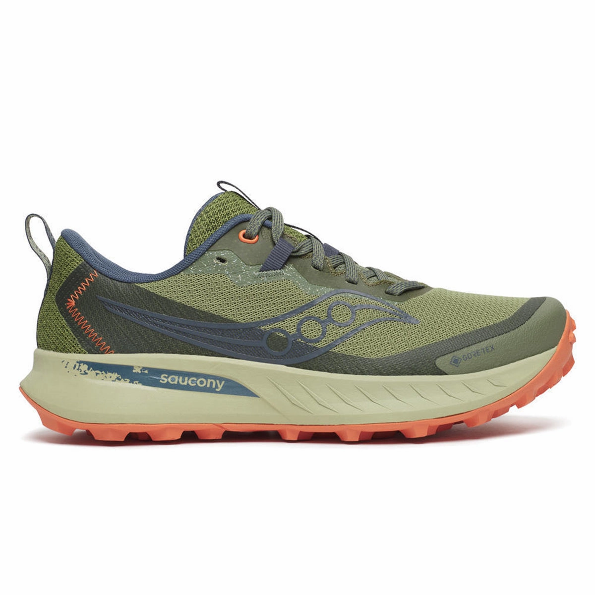 Comfort Sole Saucony Peregrine 15 Gtx Womens | Hemlock/Dusk