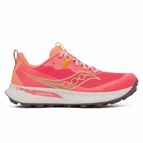 Chic Footwear Saucony Peregrine 15 Womens | Coral/Salmon