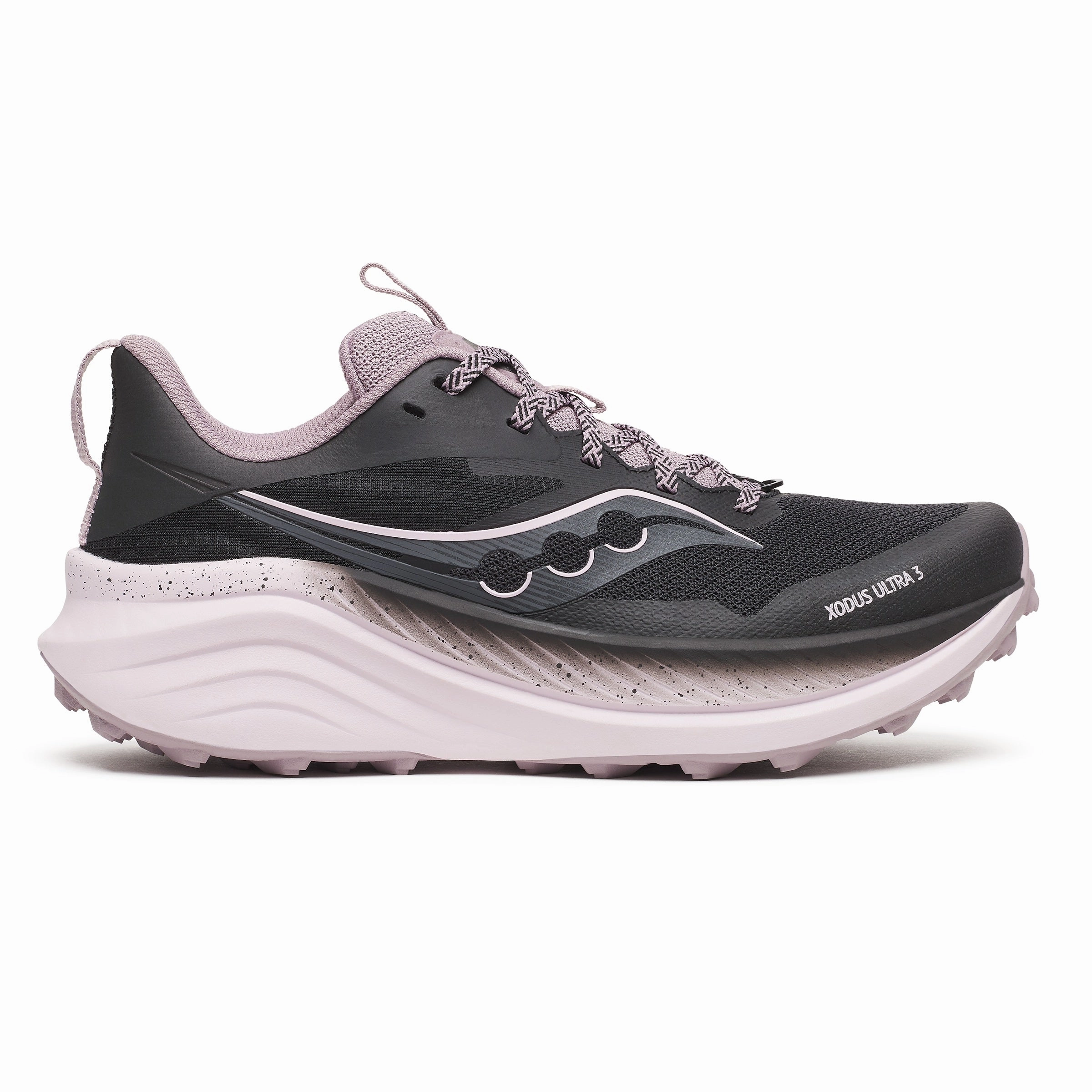 Recycled Materials Breathable Mesh Saucony Xodus Ultra 3 | Black / Quail | Womens