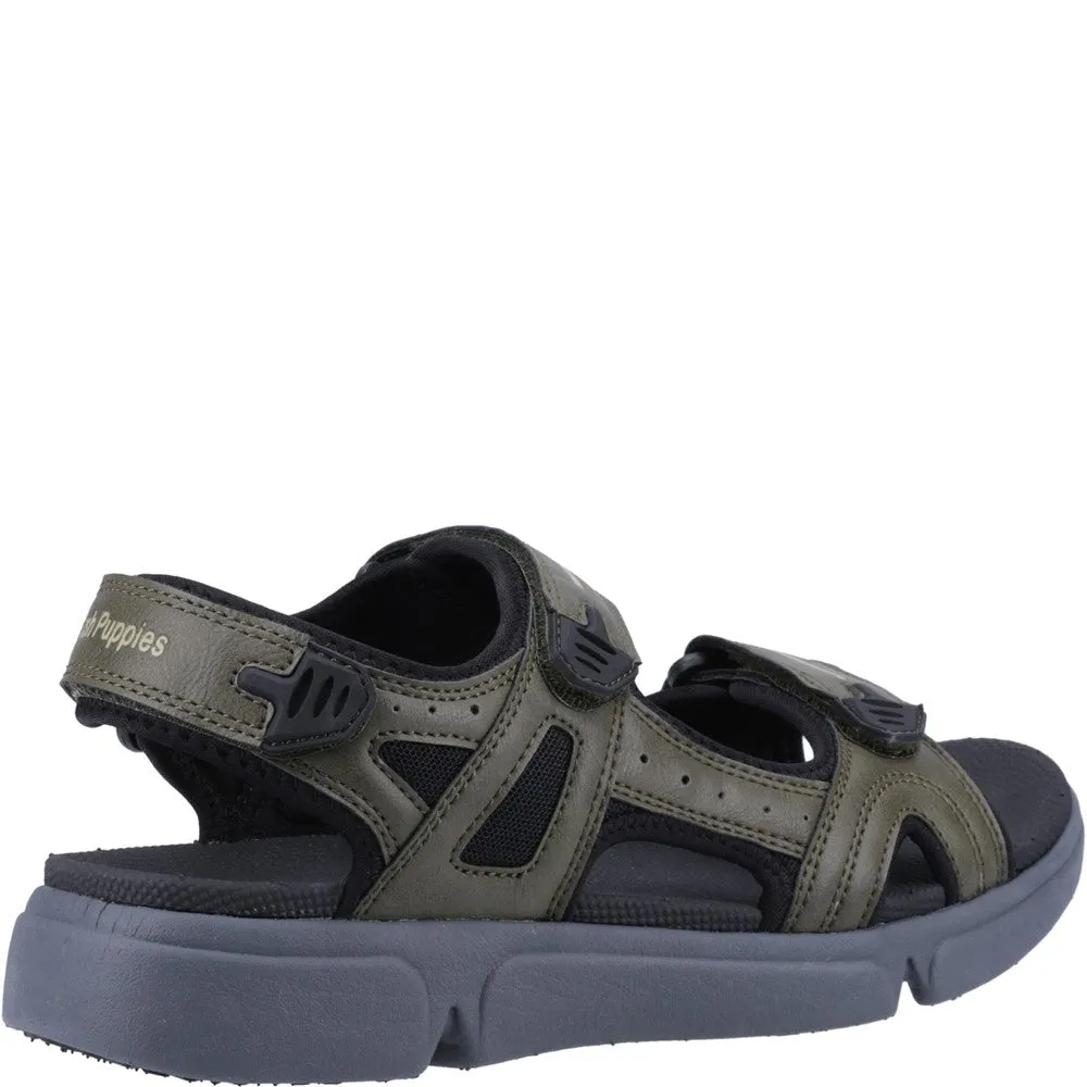 Hush Puppies Castro Sandal Leather Shoes Moisture Wicking