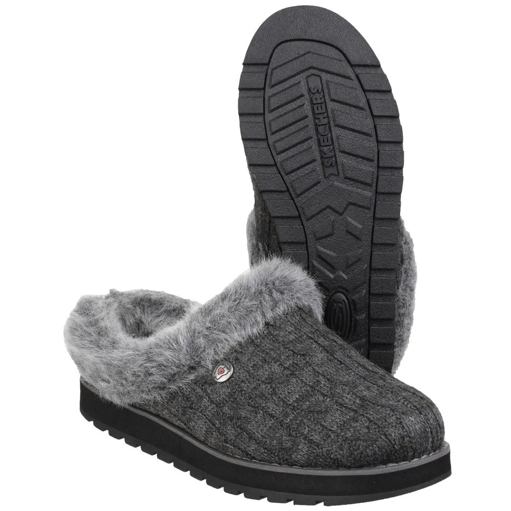 Skechers Keepsakes Ice Angel Mule Slipper Casual Footwear Ergonomic Sole