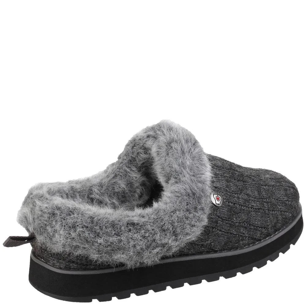 Orthotic Friendly Sporty Style Skechers Keepsakes Ice Angel Mule Slipper
