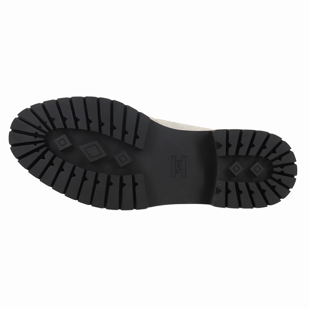 Breathable Cara Metallic Slip On Lug Sole Loafers