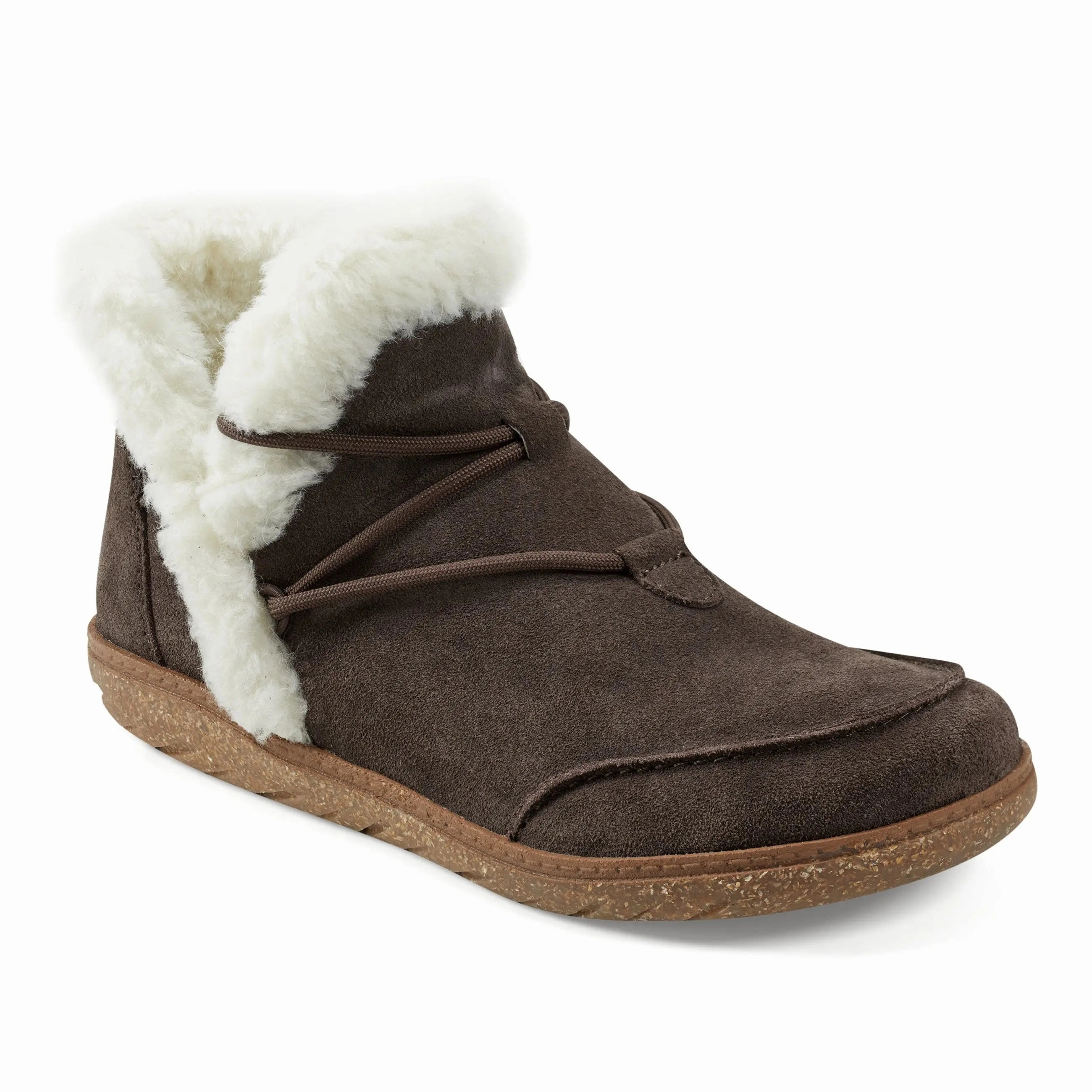 Eco Friendly Fleet Cold Weather Lace-Up Casual Booties