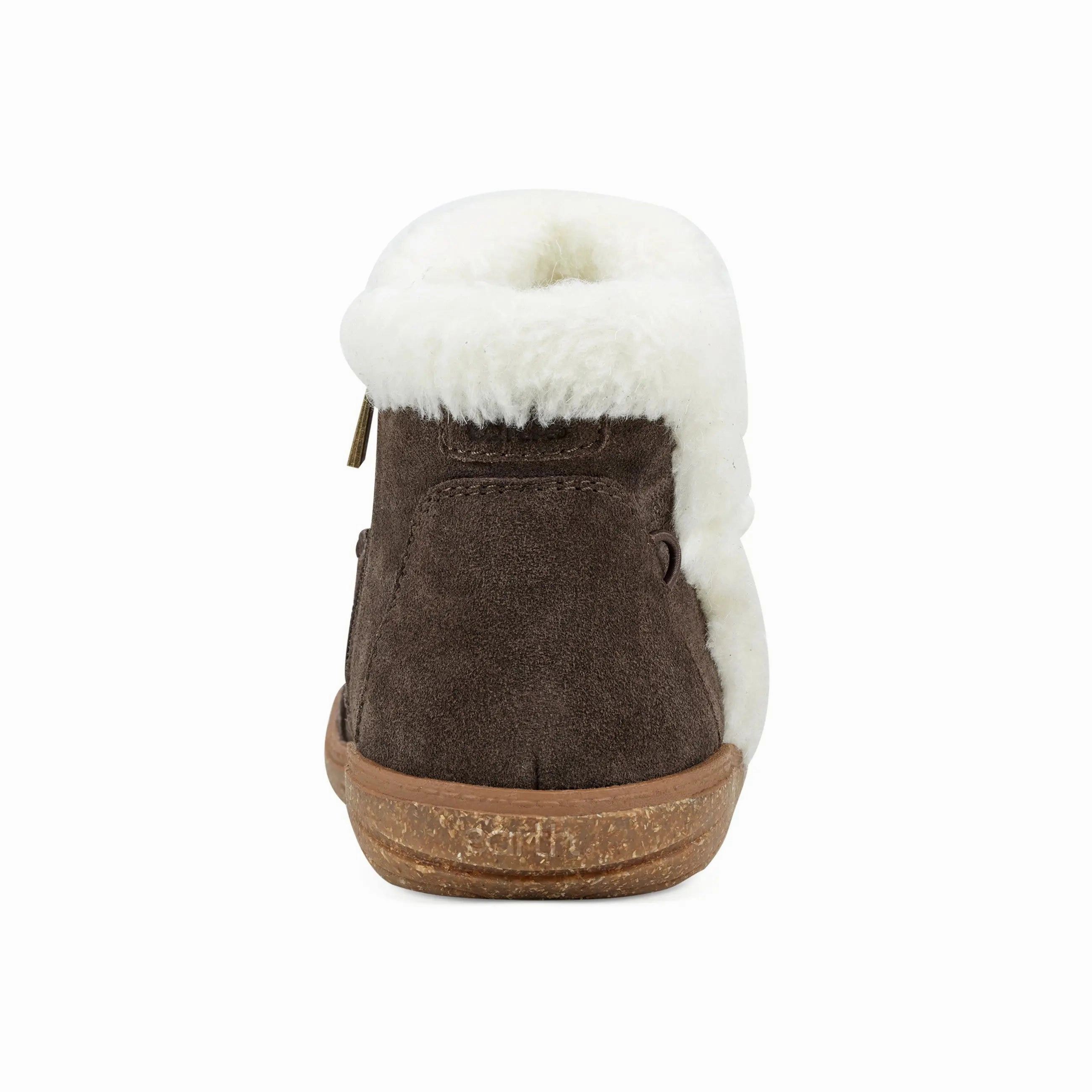 Fleet Cold Weather Lace-Up Casual Booties Machine Washable Walking Shoes