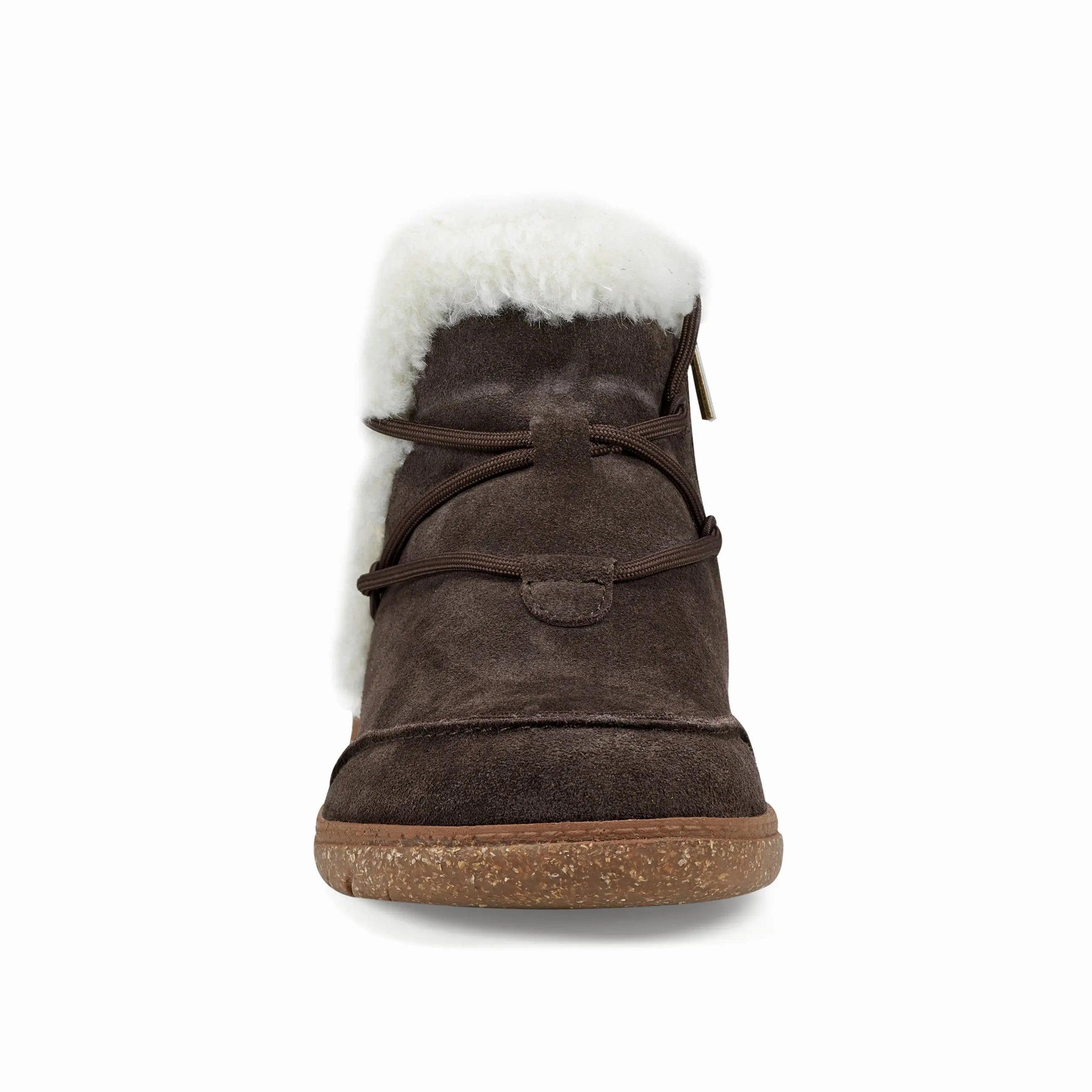 Ergonomic Sole Timeless Fleet Cold Weather Lace-Up Casual Booties
