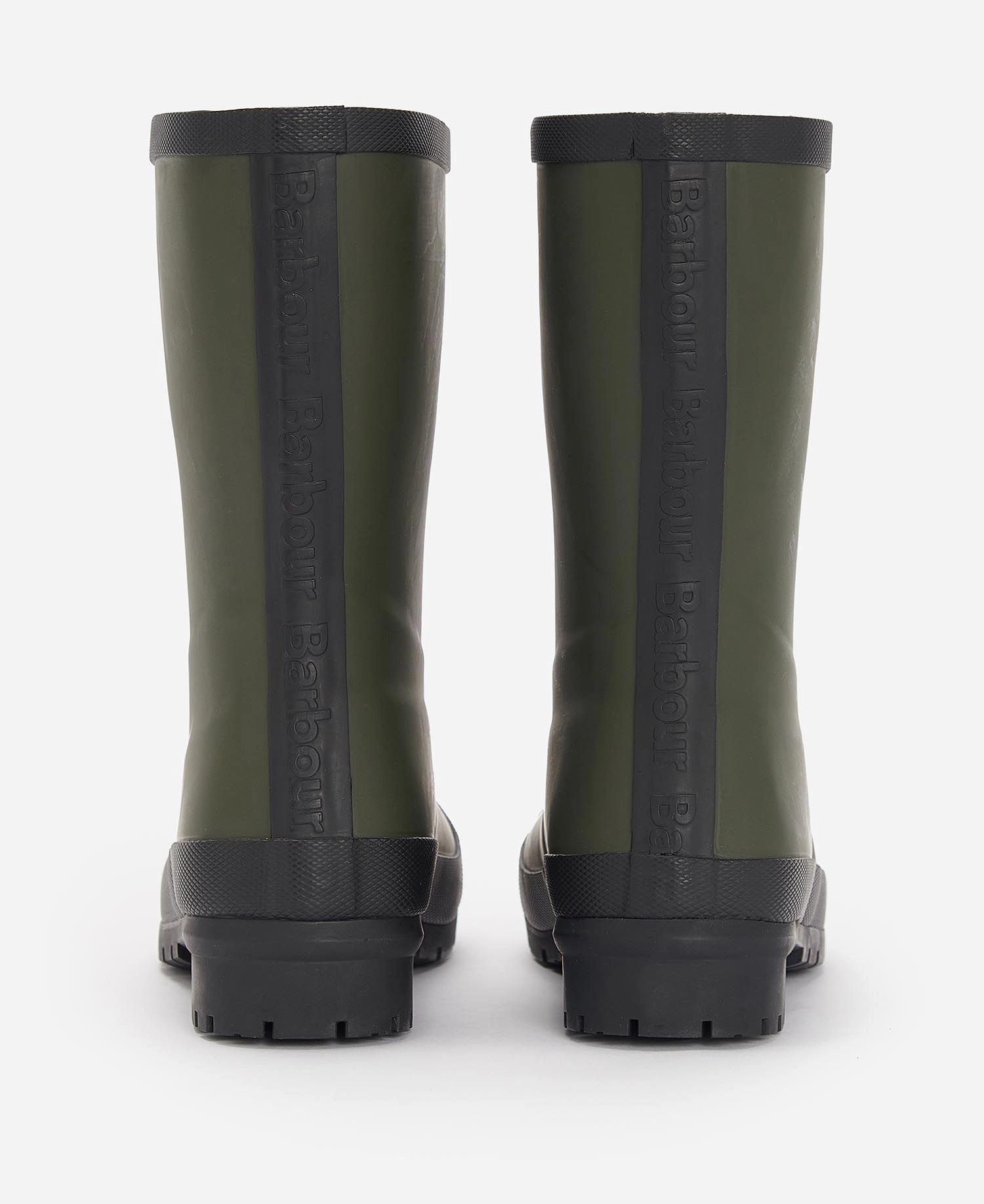 Barbour Banbury Wellington Boots Olive Lrf0084 Ol11 Wide Fit