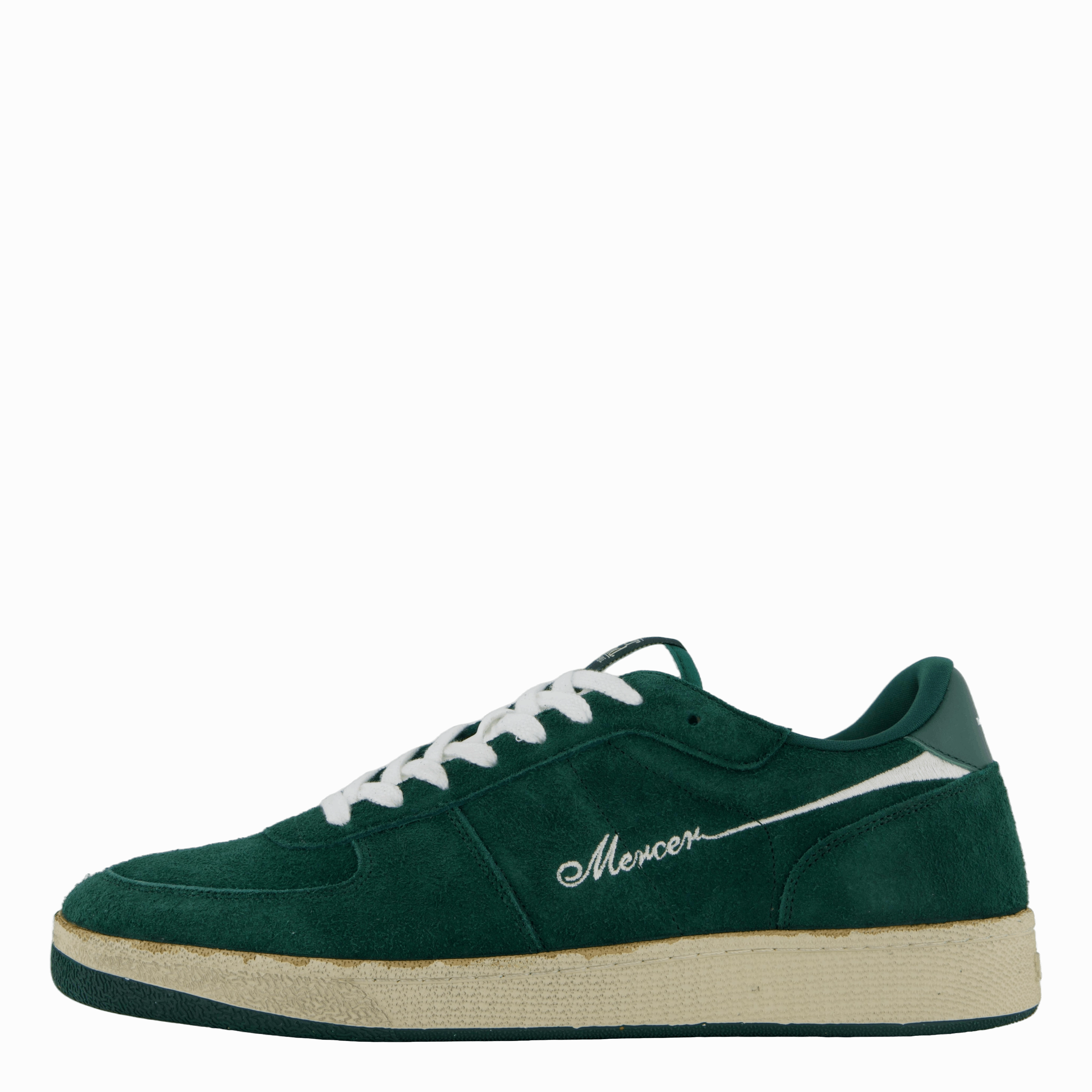 Slip Resistant Work The Re-Tennis Suede Green