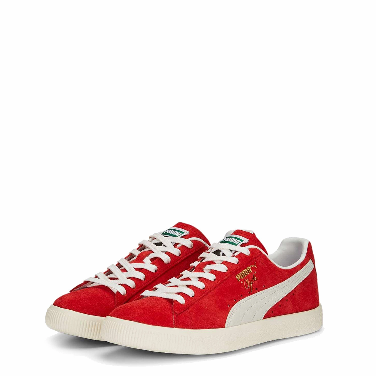 Puma Clyde Og Trainer For All Time Red / Puma White / Pristine Odor Resistant