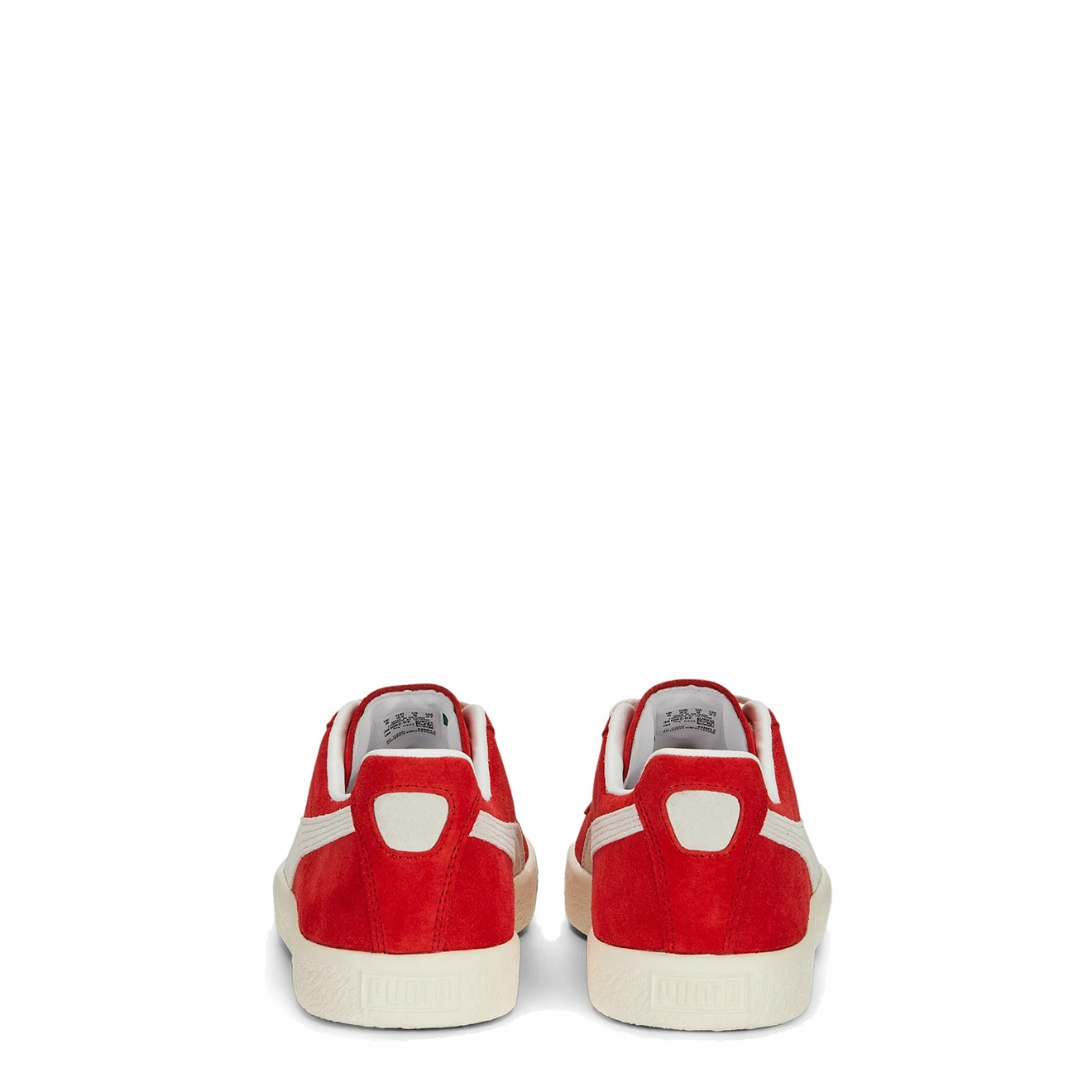 Memory Foam Grippy Soles Puma Clyde Og Trainer For All Time Red / Puma White / Pristine