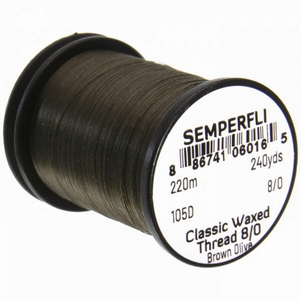 Semperfli Classic Waxed Thread 8/0 (105 Denier)