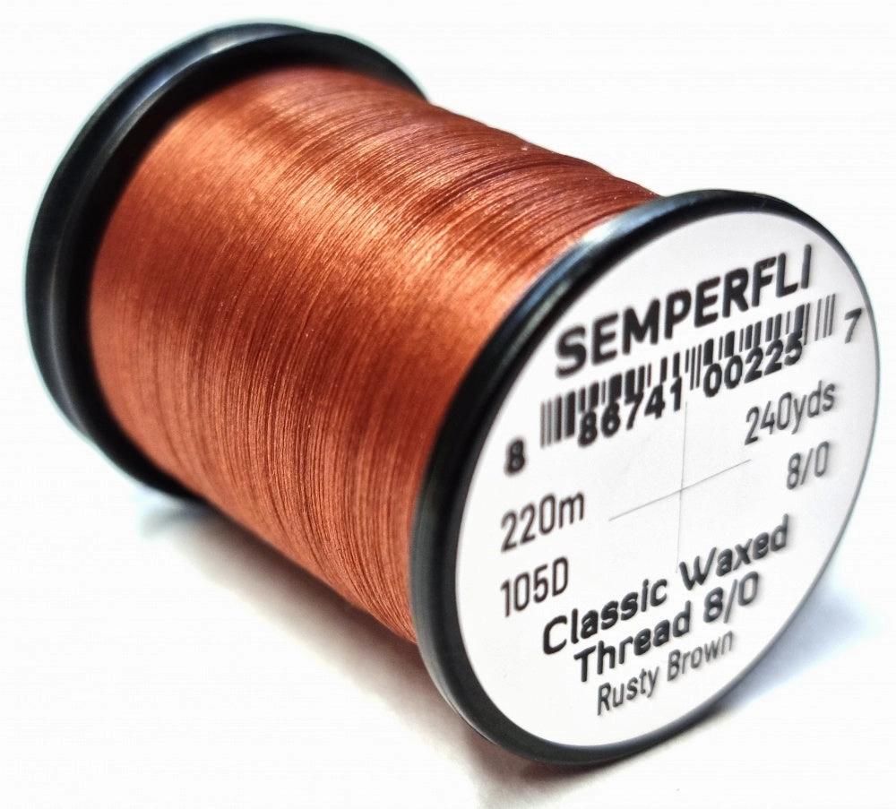 Semperfli Classic Waxed Thread 8/0