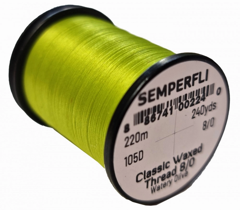 Semperfli Classic Waxed Thread 8/0