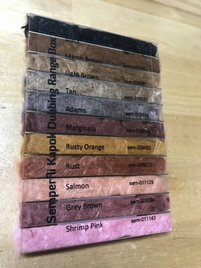 Semperfli Kapok Dry Fly Dubbing Full Selection Dispenser
