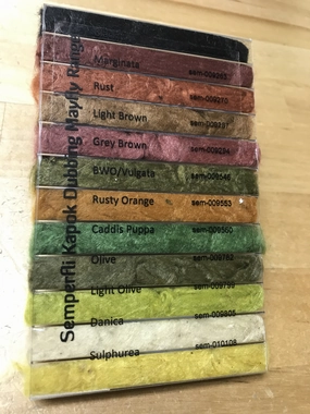 Semperfli Kapok Dry Fly Dubbing Mayfly Dispenser