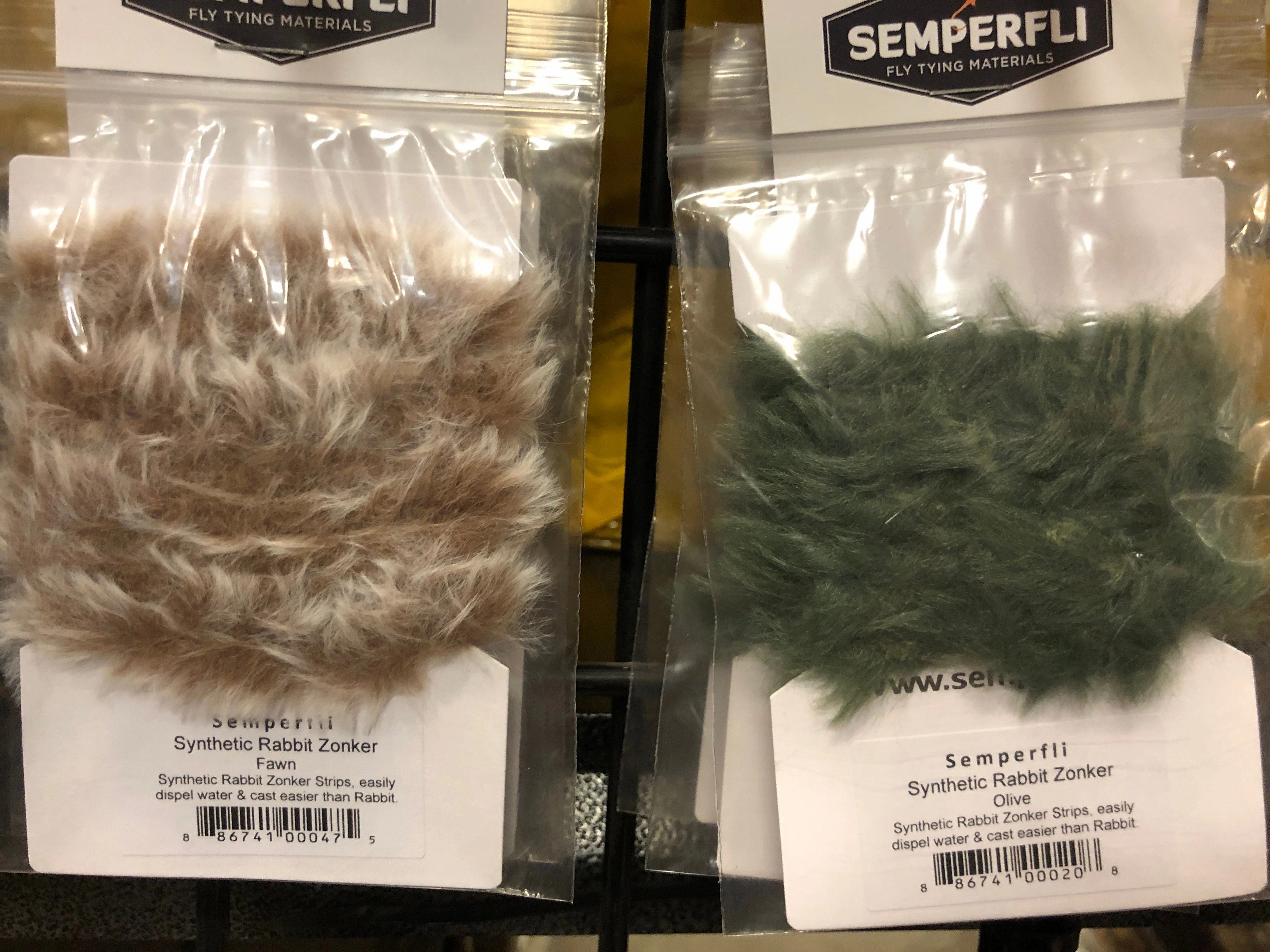 Semperfli Synthetic Rabbit Zonker Strips (Wabbit)