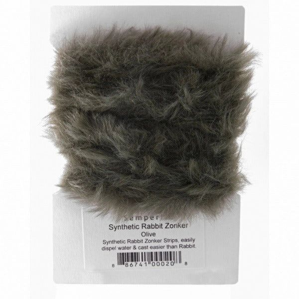 Semperfli Synthetic Rabbit Zonker Strips (Wabbit)