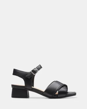 Serina35 Cross Black Leather Flexible