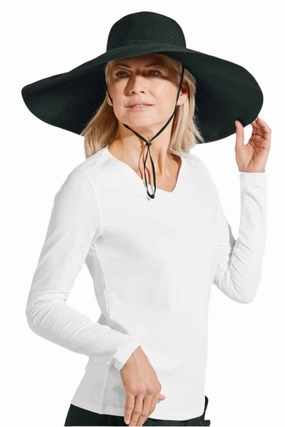 Shelby Shapeable Poolside Hat | Black