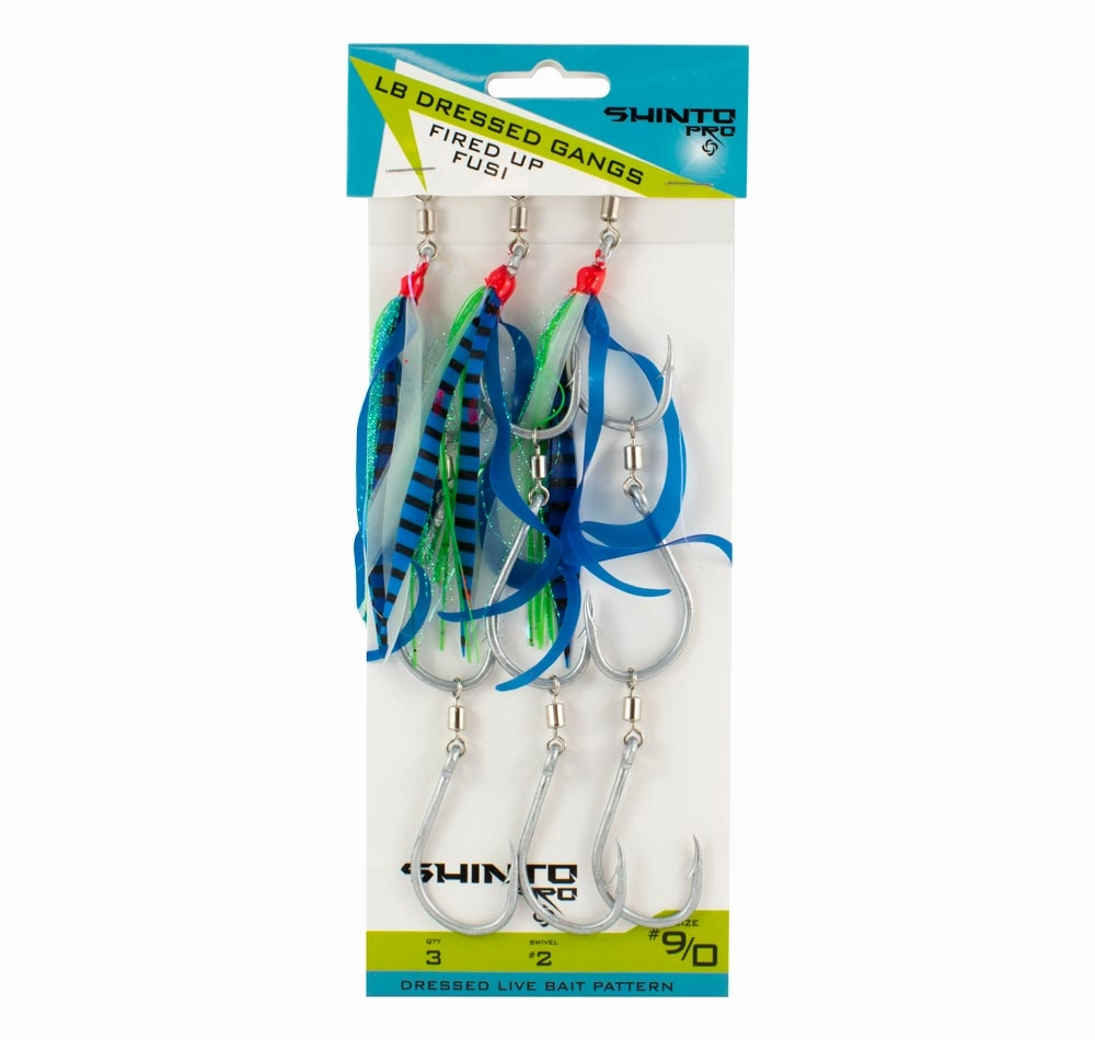 Shinto Pro Dressed Ganged Hooks Fired Up Fusi