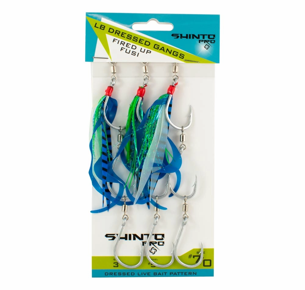 Shinto Pro Dressed Ganged Hooks Fired Up Fusi