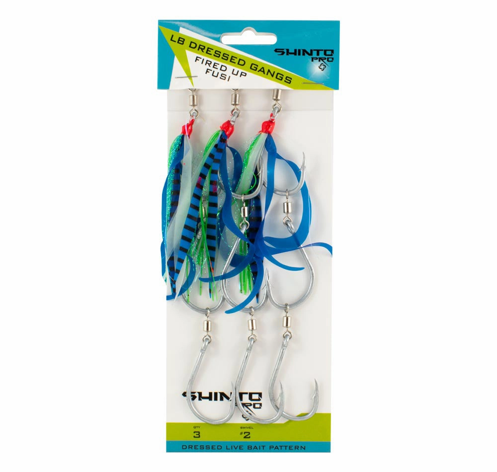 Shinto Pro Dressed Ganged Hooks Fired Up Fusi