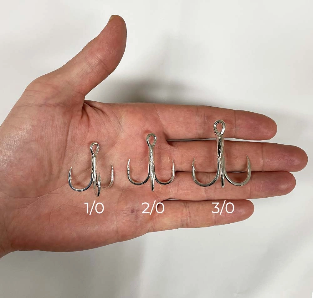 Shinto Pro Treble 5X Strong Bright Tin Hook