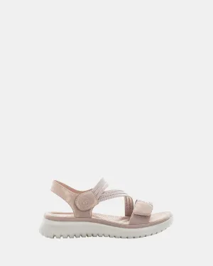 Sannah Rose Gold Metallic Smart Casual Footwear Minimalist