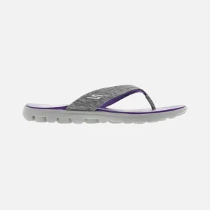 Skechers On The Go Flow Women'S Slippers -Grey Purple Premium Comfort Slip Resistant Work