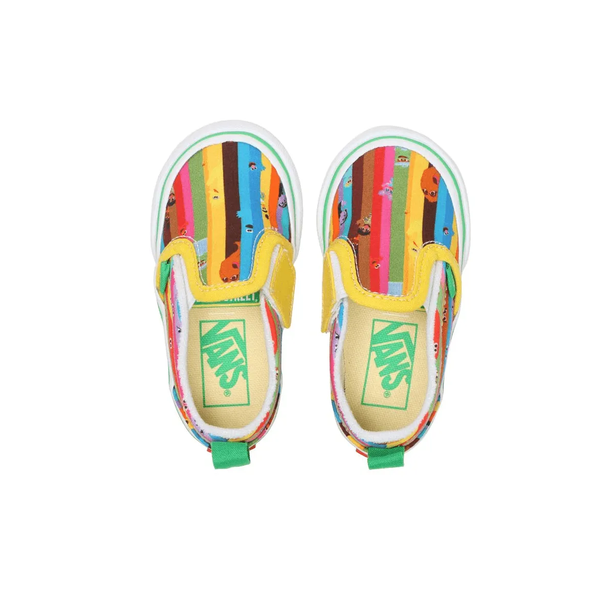 Versatile Footwear Odor Resistant   Sesame Street Toddler'S Slip-On V 'Multi'