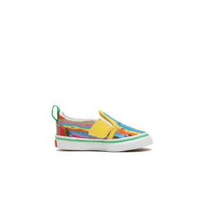   Sesame Street Toddler'S Slip-On V 'Multi' Comfort Technology Non Slip