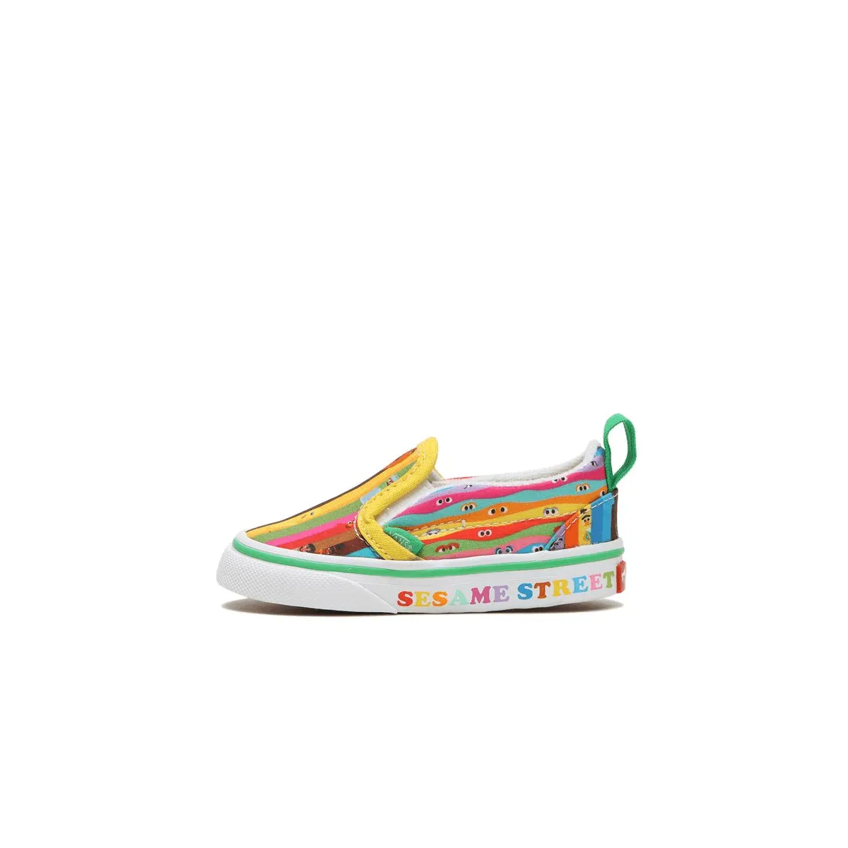   Sesame Street Toddler'S Slip-On V 'Multi' Comfortable Footwear Classic Sneakers