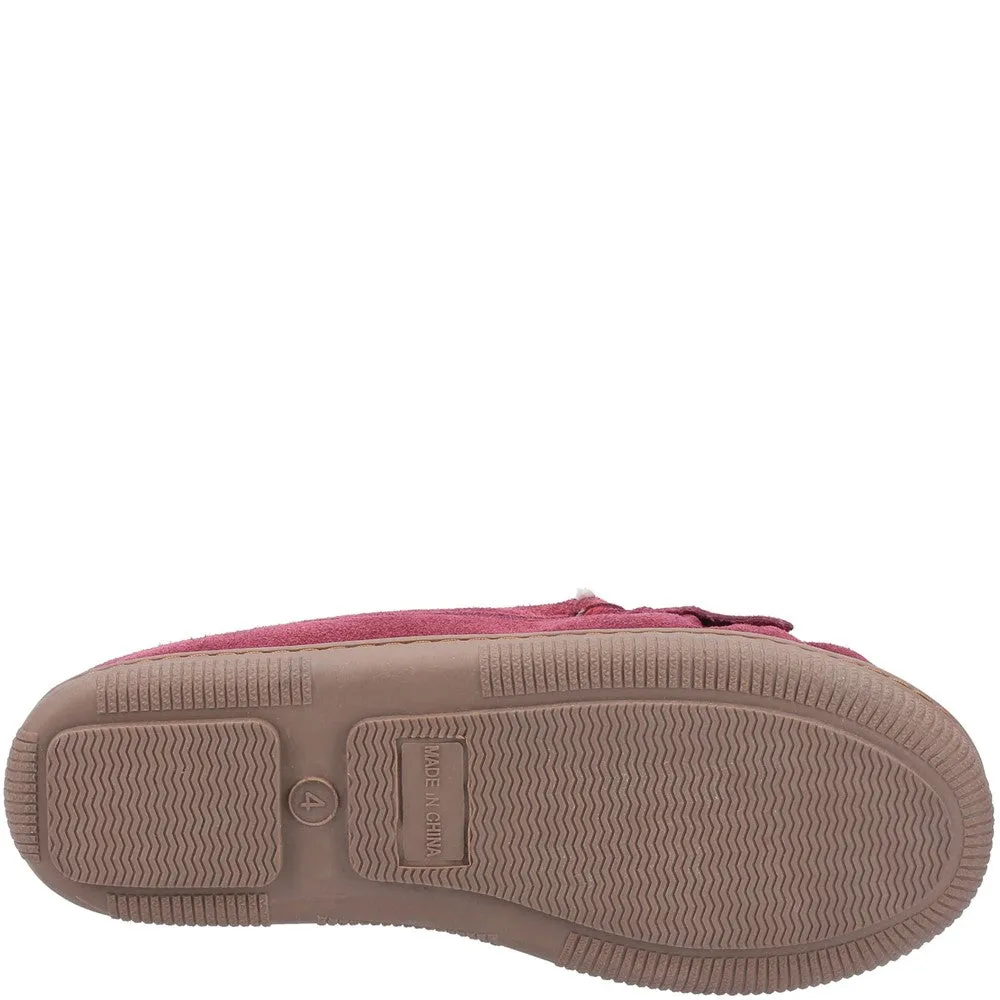 Hush Puppies Addy Slip On Slipper Machine Washable All Day Support