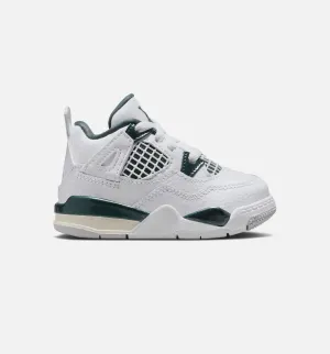 Air Jordan 4 Retro Oxidized Green Infant Toddler Lifestyle Shoe - White/Oxidized Green/White/Neutral Grey Free Shipping Timeless