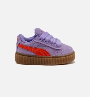 Premium Comfort Machine Washable Fenty Creeper Phatty Infant Toddler Lifestyle Shoe - Lavender/Red/Gum Free Shipping
