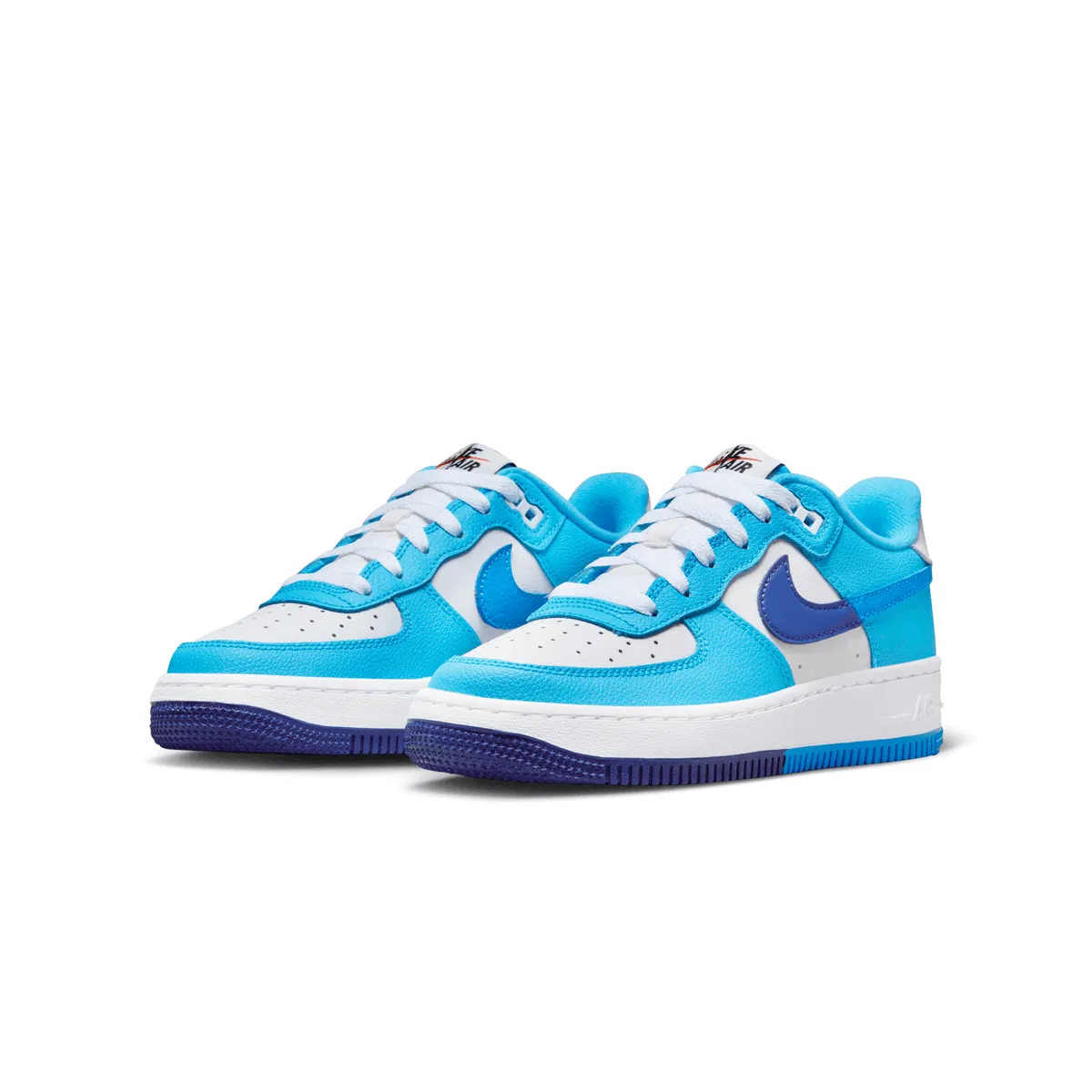 Kid'S Air Force 1 '07 Lv8 'Light Photo Blue' Canvas Shoes Travel Footwear