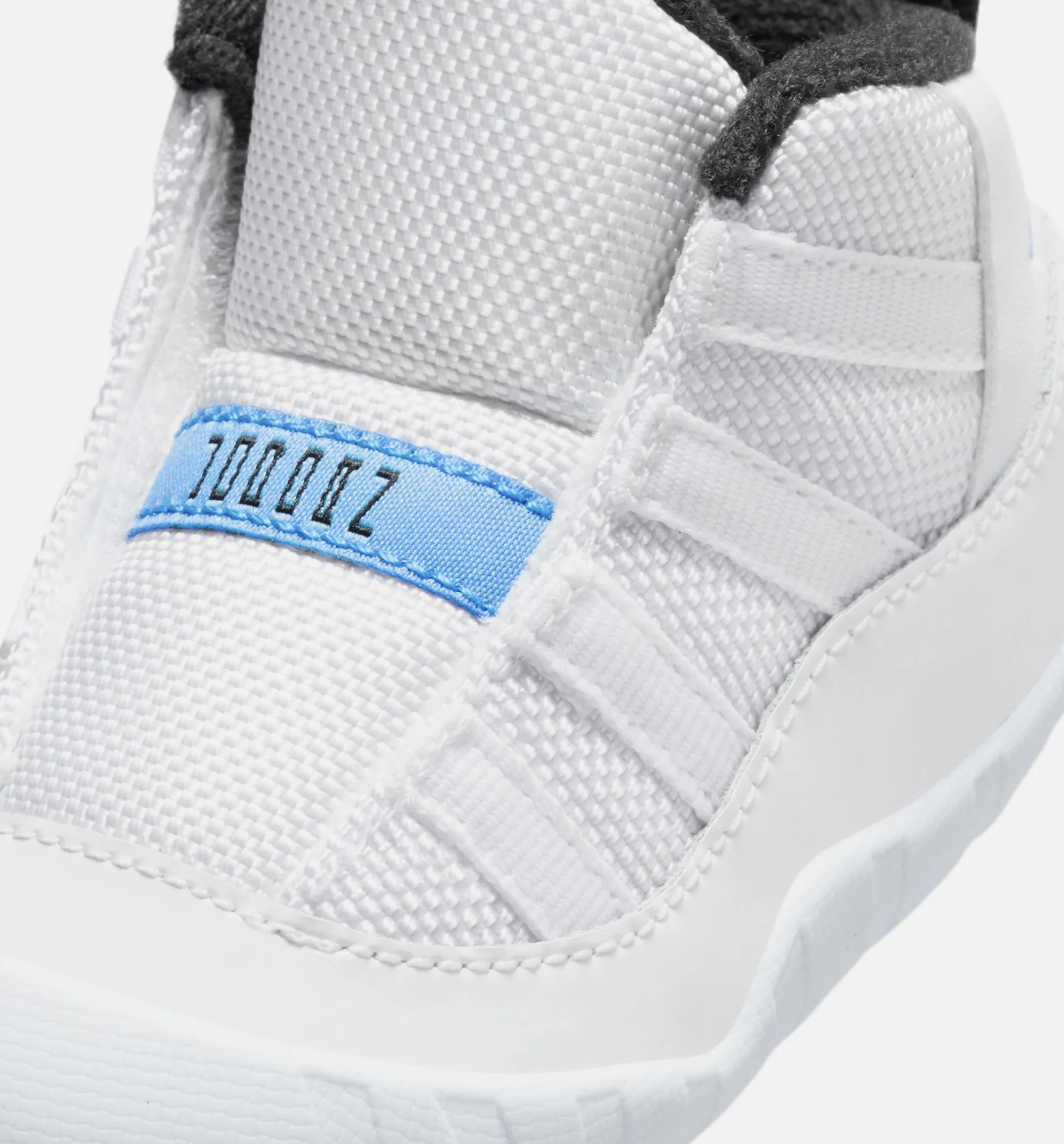 Air Jordan 11 Retro Legend Blue Infant Crib Bootie Lifestyle Shoe - White/Legend Blue/Black Free Shipping Easy On/Off Modern Classic