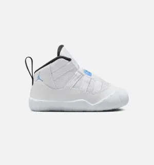 Pain Relief Streetwear Footwear Air Jordan 11 Retro Legend Blue Infant Crib Bootie Lifestyle Shoe - White/Legend Blue/Black Free Shipping