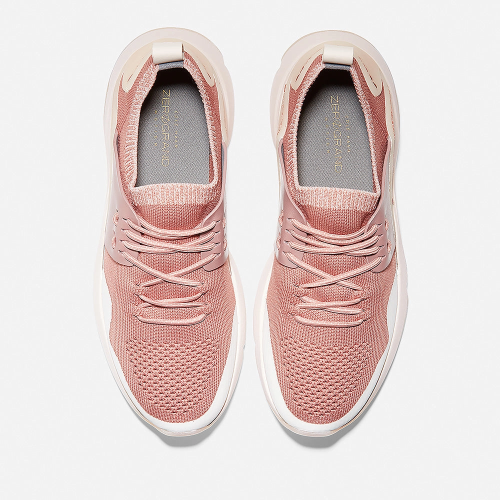 Cole Haan Zer?grand All-Day Trainer Stitchlite Burlwood Knit/Burlwood Leather/Morganite Relaxed Fit Footwear Stable