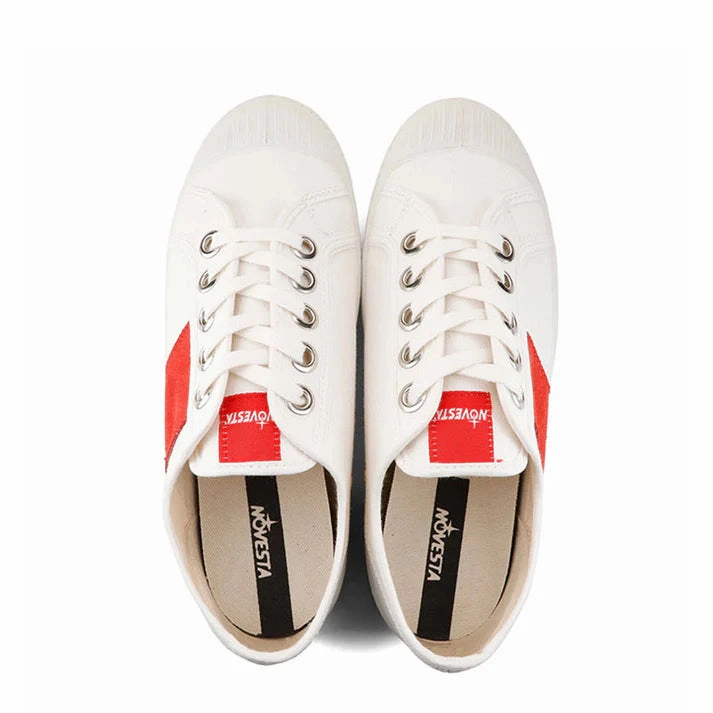 Recycled Materials Easy Clean Novesta Star Master Trainer White Red