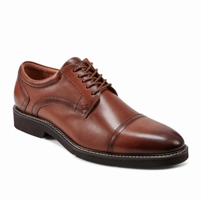 Ergonomic Sole Men'S Findlay Dress Lace-Up Almond Toe Oxfords